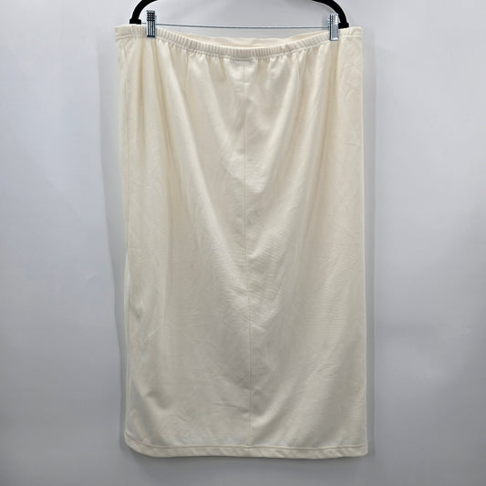 Monroe and Main Cream Off White Long Maxi Skirt XL