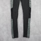 Therapy Black Gray Long Activewear Running Mesh Legging Pants Bottoms Yoga Large