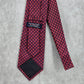 Roundtree & Yorke Red Blue Geometric Dot All Silk Handmade Men's Neck Tie NWOT