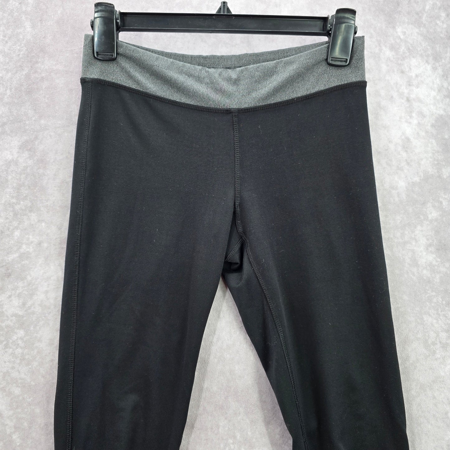 Champion Black Gray Long Active Legging Pants Bottoms Small