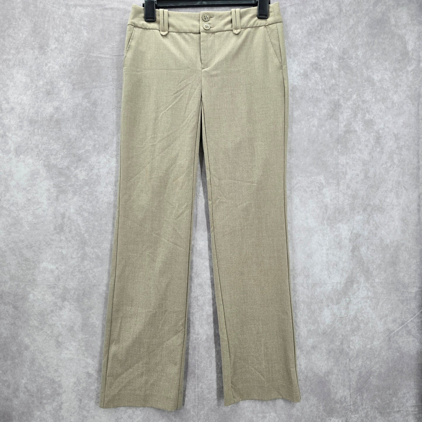 Daisy Fuentes Petites Tan Khaki Wide Leg Pants Size 0P