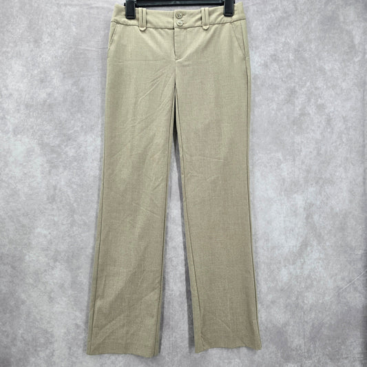 Daisy Fuentes Petites Tan Khaki Wide Leg Pants Size 0P