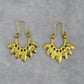 Zara Gold Leaf Floral Dangle Earrings Fashion Jewelry JB2-6