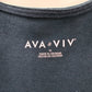 Ava & Viv Green Knee Length Pockets Dress Plus 1XL