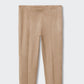 Mango Suede Leggings Beige Tan Pants NWT Extra Large XL