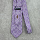 Stafford Signature Purple Silver Floral Paisley 100% Silk Men's Neck Tie NWOT