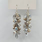 Zara Silver Bead Long Dangle Hook Earrings Fashion Jewelry E69