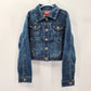 Arizona Jean Company Blue Denim Jacket Button Up Child Long Sleeve Size M8