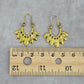 Zara Gold Leaf Floral Dangle Earrings Fashion Jewelry JB2-6