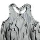 Danskin Now Marble Racerback Sleeveless Tank Top Large