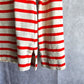 J. Crew Red Striped Long Sleeve Top Blouse XS