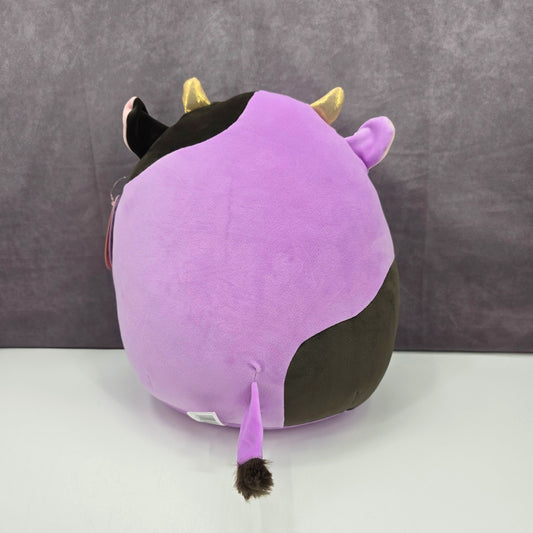 Squishmallows Alexie Purple Cow Halloween Candy Corn Plush NWT #43