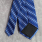 Arrow Blue Gray Silver Stripe 100% Silk Men's Neck Tie NWOT