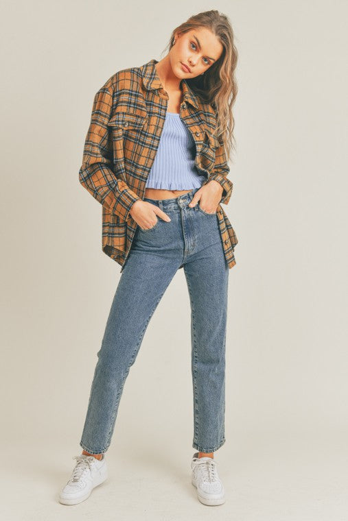 Plaid Flannel Shacket