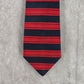 Brooks Brothers Red Navy Blue Stripe Silk Men's Neck Tie NWOT