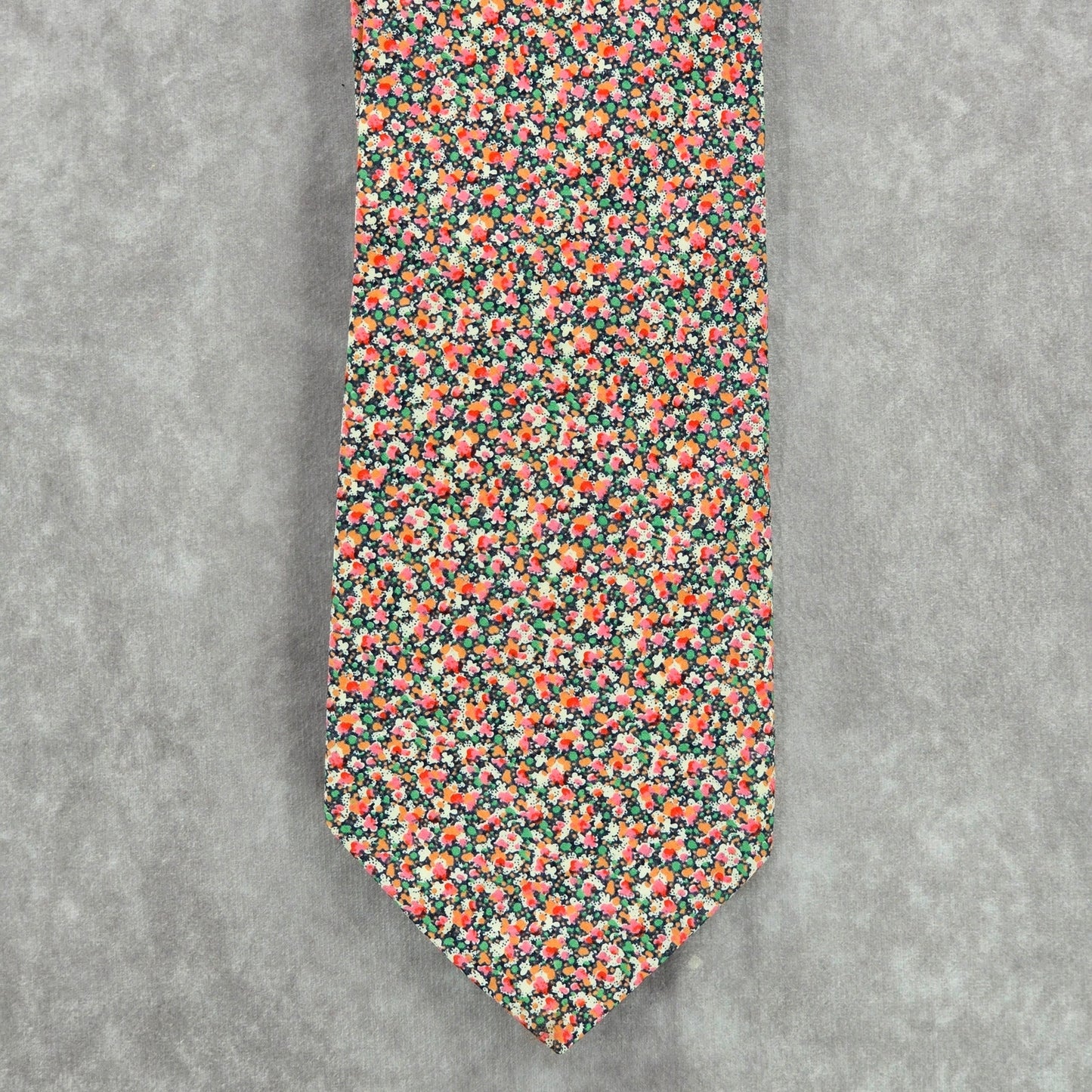 Liberty of London Pink Floral Dot Pattern 100% Cotton Men's Neck Tie NWOT