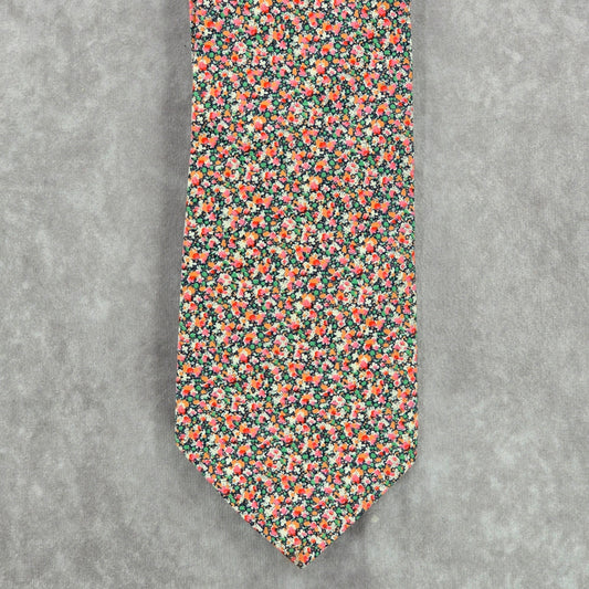 Liberty of London Pink Floral Dot Pattern 100% Cotton Men's Neck Tie NWOT