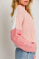 Color Block Oversize Sweater