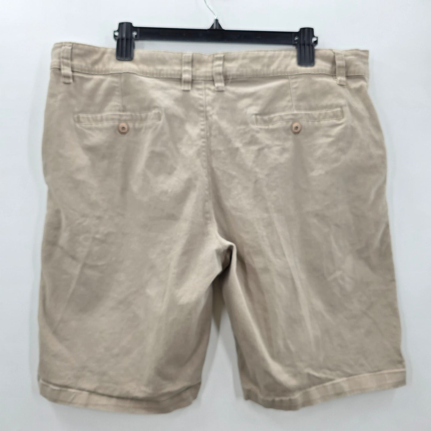 Rugby University Khaki Tan Stretch Shorts Pants Medium