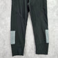 RBX Black Gray Cropped Activewear Legging Yoga Pants Bottoms Extra Small XS