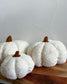 Pumpkin Fall boucle pillows, full pillow