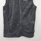 Columbia Gray Full Zip-Up Sleeveless Vest Top Jacket Fleece Large