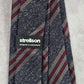 Strellson Gray Blue Stripe 100% Silk Italy Switzerland Stripe Men's Neck Tie