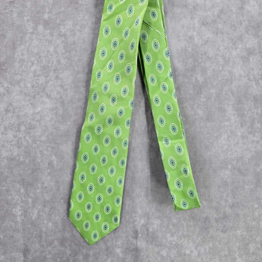 Jos. A. Bank Green Traveler 100% Silk Stain Resistant Men's Neck Tie NWOT