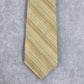 Van Heusen Yellow Blue Stripe 100% Silk Men's Neck Tie NWOT