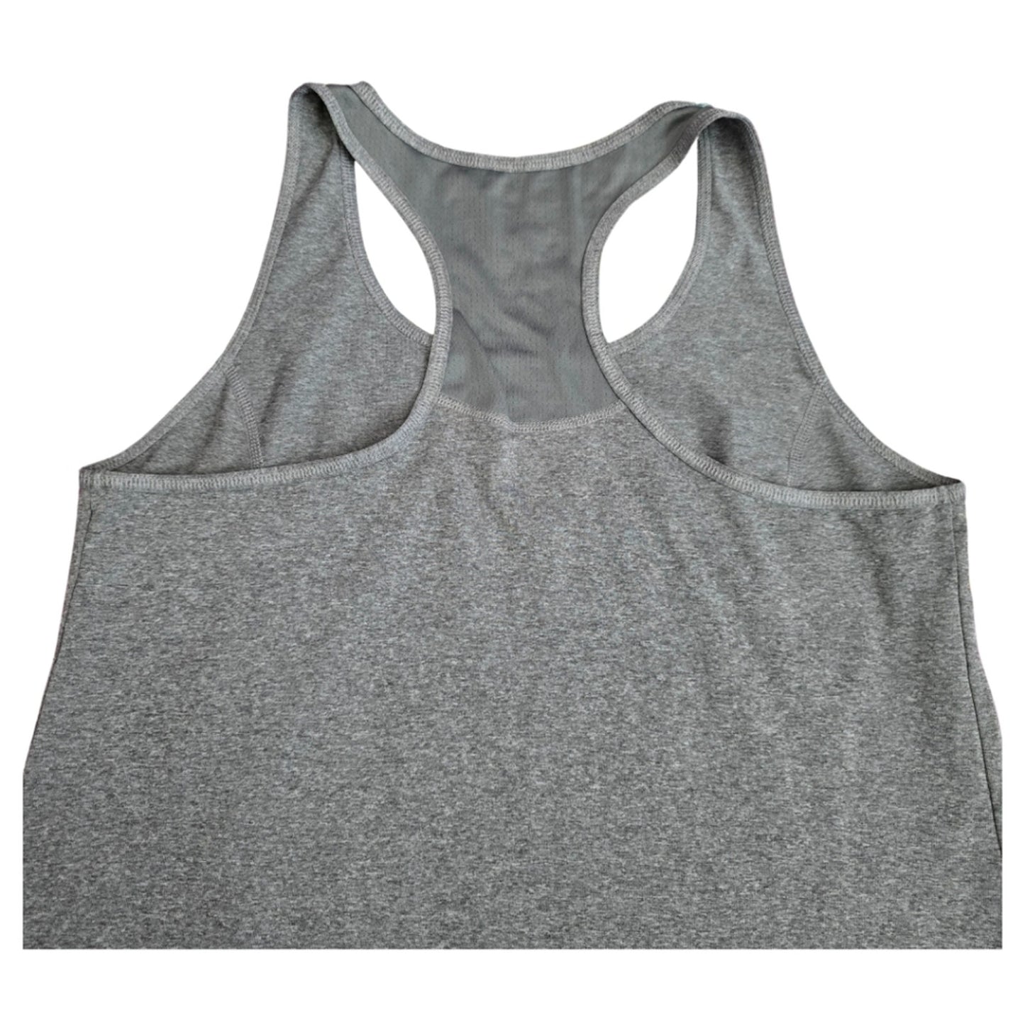 Danskin Now Gray Racerback Sleeveless Tank Top Large