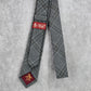 An Original Penguin by Munsingwear Gray Black Stripe Plaid Men's Neck Tie NWOT