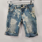 Arizona Jean Company Girls Bermuda Shorts Pants Flower Print Size 8 Regular