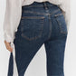 Mango MNG Slim Copped Dark Blue Jeans NWT Plus 16