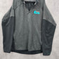 Under Armour Gray Black Half Zip Jacket Pullover Sweater Extra Large Mens XL