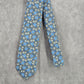 Nautica Blue Gray White Floral 100% Polyester Men's Neck Tie NWOT