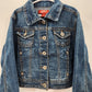 Arizona Jean Company Blue Denim Jacket Button Up Child Long Sleeve Size M8