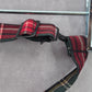 Flynn O'Hara Uniform Red Green Blue Plaid Tartan Adjustable Clip Youth Tie 14