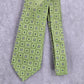 Eagle Shirtmakers Since 1867 Green Blue Geometric 100% Silk Men's Neck Tie NWOT