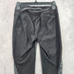 Avia Black Gray Long Mesh Legging Pant Bottoms Activewear Small