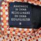 Van Heusen Orange Silver Geometric 100% Polyester Neck Tie NWOT