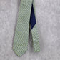 Tommy Hilfiger Yellow Gold Navy Blue Geometric 100% Silk Men's Neck Tie NWOT