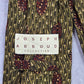 Joseph Abboud Green Brown Geometric Floral 100% Silk Men's Neck Tie NWOT