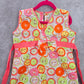 Pink Floral Fruit Print Summer Tunic Sleeveless Cotton Top Girls Toddler 5T