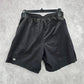 VRST Black Men's Activewear Running Jogger Solid Zipper Lined Shorts Small