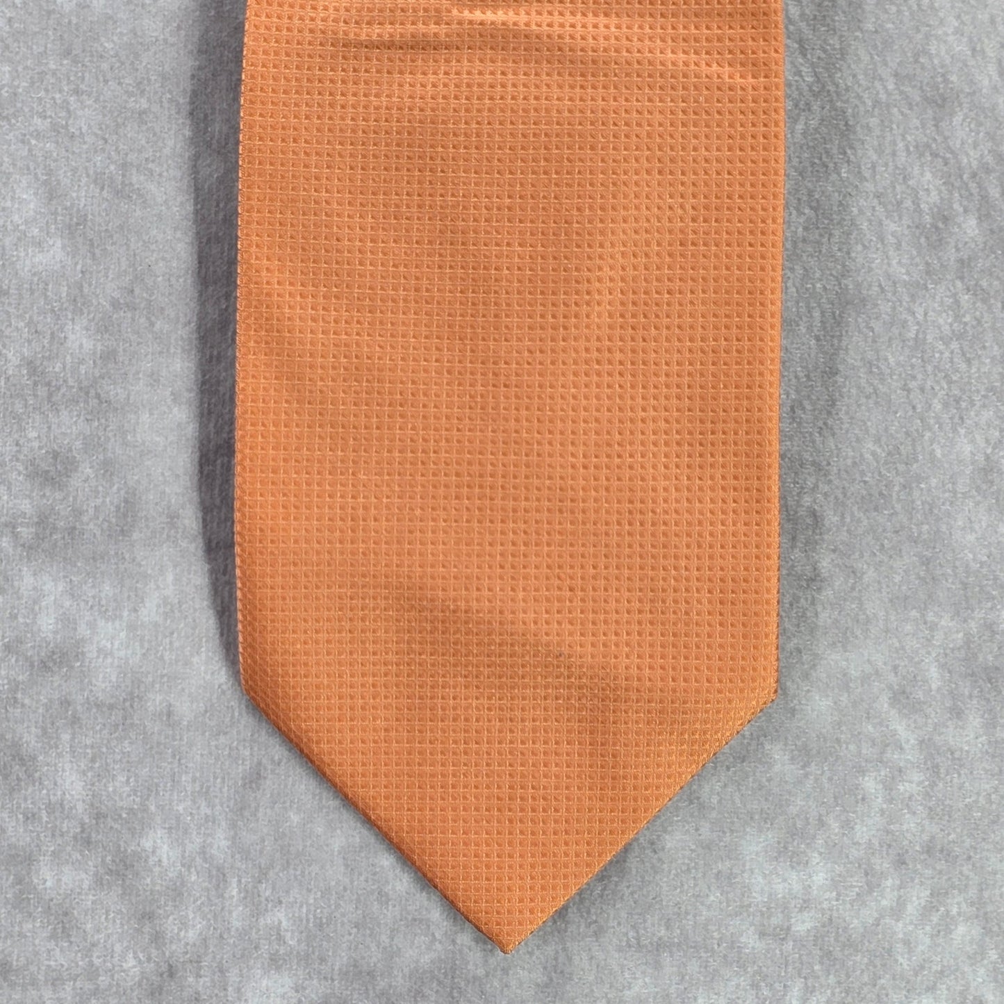 Boca Classics Orange Geometric Pattern Silk Men's Neck Tie NWOT