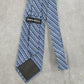 Porta Bella Blue Geometric Handmade 100% Silk Men's Neck Tie NWOT