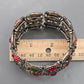 Zara Multicolor Gems Metal Cuff Glam Chic Bracelet Fashion Jewelry NWOT JB4-16