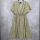 Bloomchic Allover Print Flutter Short Sleeve Flowy Flare Midi Dress XL NWOT