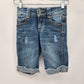 Arizona Jean Company Blue Bermuda Adjustable Shorts Child Slim Size 8