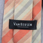 Van Heusen Orange Gray Stripe 100% Silk Men's Neck Tie NWOT